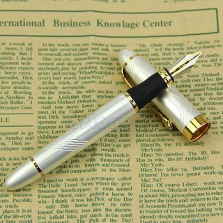 DE Mới Jinhao X450 Bút Máy Vừa Nib Bút Vàng Viền Chất Lượng Viết Sang Trọng