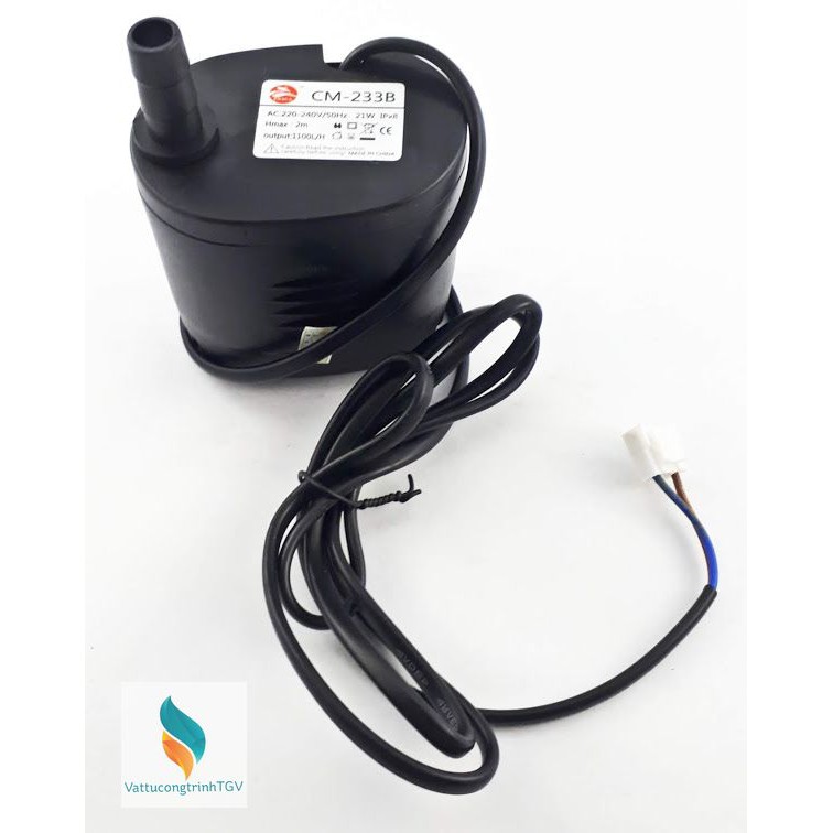 Bơm Chìm Mini CM-233B 220v-21w Cho Bể Cá, Quạt Hơi Nước | Shopee Việt Nam