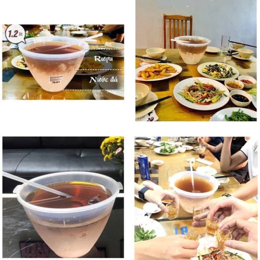 BÁT ƯỚP ĐÁ LẠNH ĐỰNG RƯỢU TIỆN DỤNG ( tặng gáo múc) DỤNG CỤ ƯỚP LẠNH TRÁI CÂY CAO CẤP aladanh-net-vn