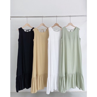 Đầm dài cộc tay phối đuôi cá thiết kế Lora Dress Ma Vie