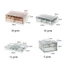 Hộp đựng đồ trang sức CHEESELY dành cho nữ Cô gái Acrylic 38 lưới Giá đỡ trưng bày trang sức trong suốt