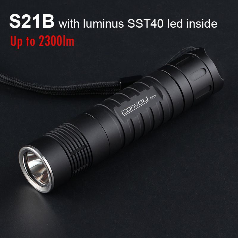 Đèn Pin Convoy S21B Kèm Đèn Led SST40 / SFT40 EDC | Shopee Việt Nam