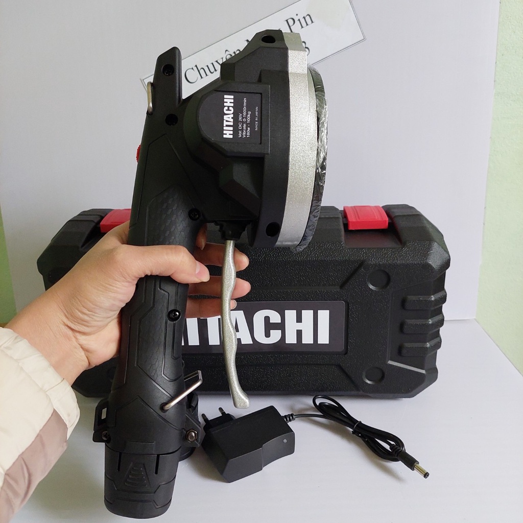 Máy Rung Ốp Lát Gạch Hitachi 26v - Rung 6 cấp