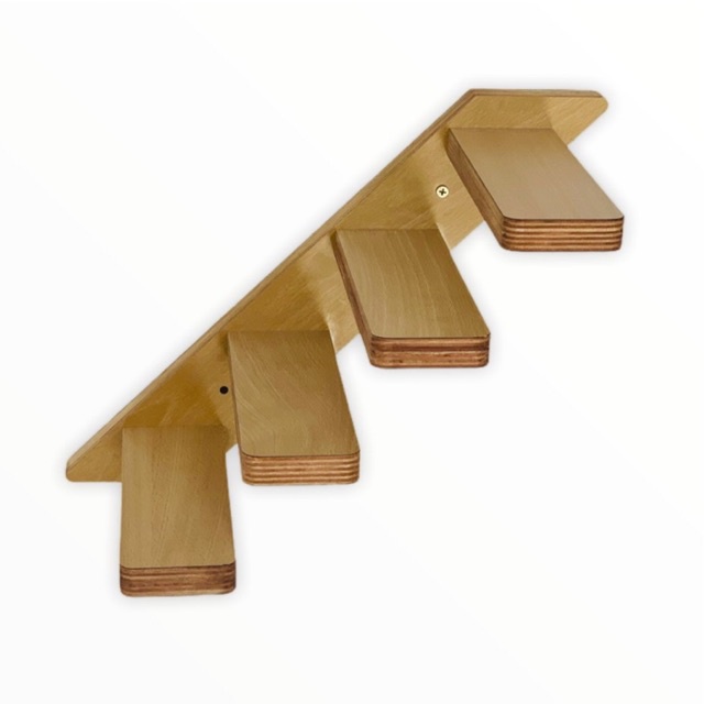 Ảnh Kệ Treo Tường Hình Thang Xinh Xắn Cho Mèo, Thang Leo cho Mèo - Plyconcept Cat Ladder 3