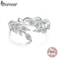 Nhẫn Bamoer Bạc 925 sáng bóng không gây dị ứng thời trang cho nữ