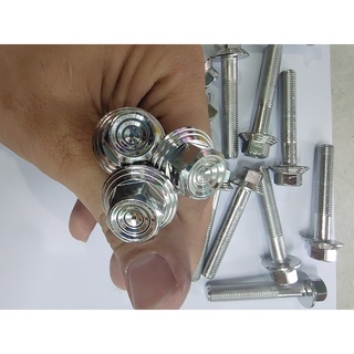 DIAMOND SALAYA -  ỐC TRỤ 8li - THÁI V2 INOX 304 hàng siêu đẹp gắn mọi loại xe