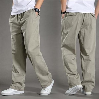 Quần Túi Hộp Ống Suông Rộng Oversize Màu Trơn Cho Nam