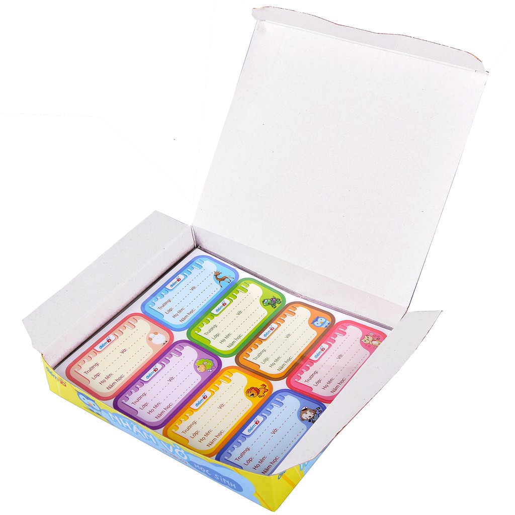 Nhãn vở Điểm 10 TP-NBL03 5 xấp 8 cái 1 sấp