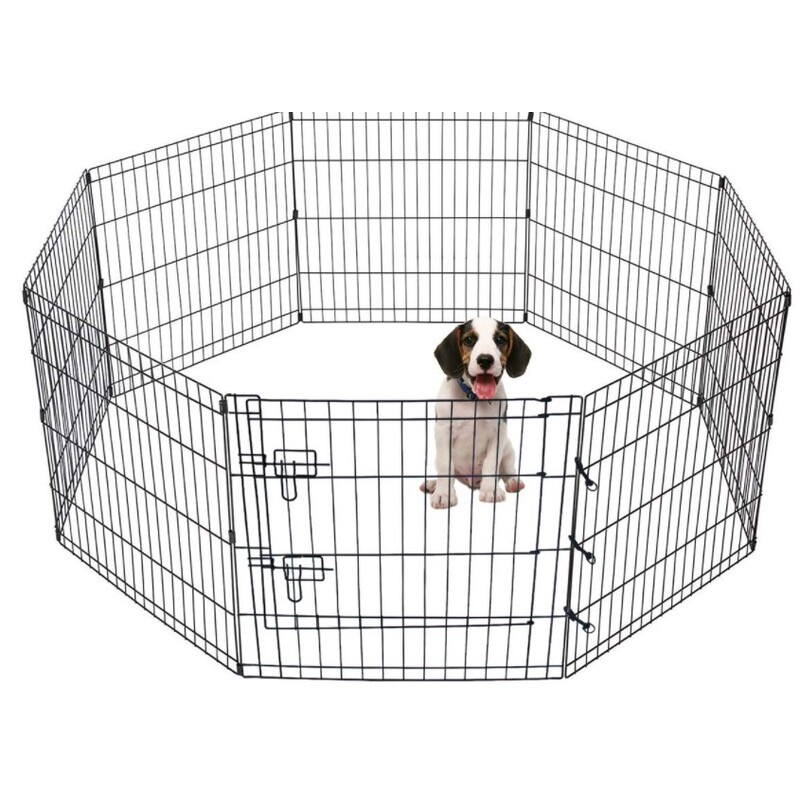 Quây sắt cho chó mèo, Chuồng quây chó mèo 8 tấm 60cm x 60cm | Shopee ...
