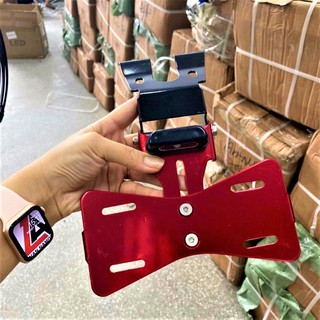 Pát biển số gập đút gầm Exx 155 - 150 có đèn soi biên loại dày chống rung lắc hàng cao câp