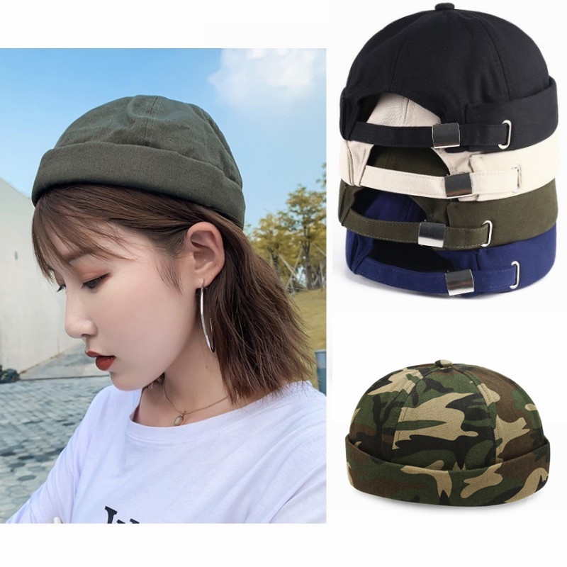 Mũ dáng tròn không vành màu trơn thời trang | Shopee Việt Nam