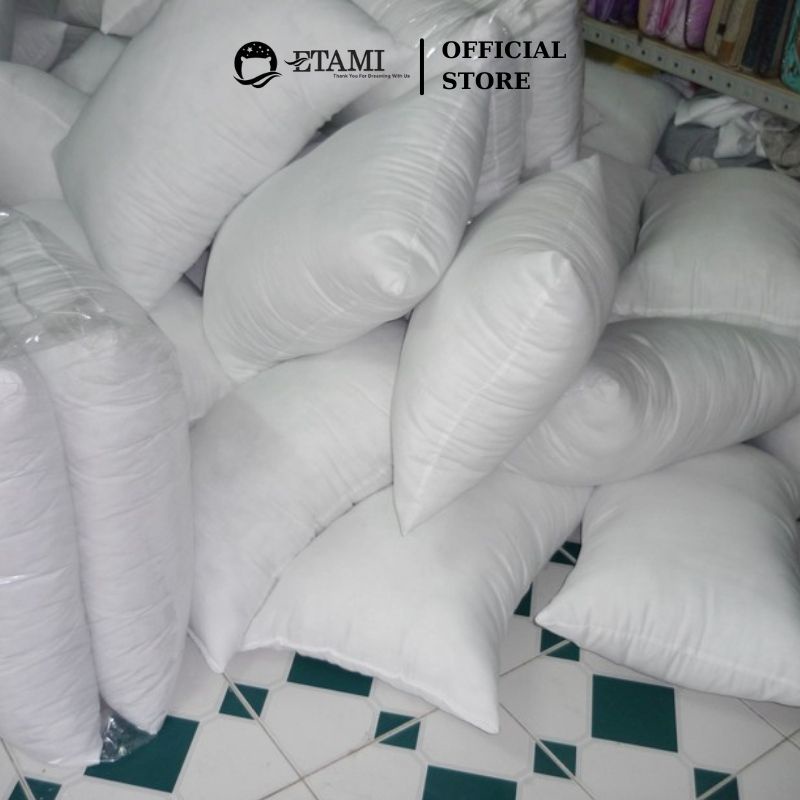 Ảnh Ruột gối đầu bông gòn cao cấp ETAMI lõi bông gòn kháng khuẩn đàn hồi cao lâu xẹp lún kích thước 45x65cm 4