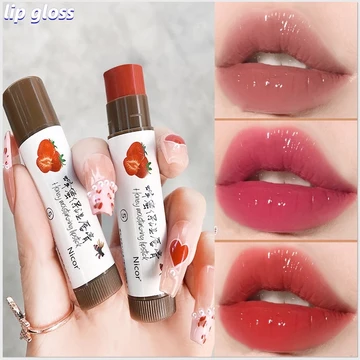 Son dưỡng môi đổi màu mỹ phẩm Hàn Quốc, lâu trôi, làm đầy môi, hương trái cây, không dính cốc, son môi dưỡng ẩm.