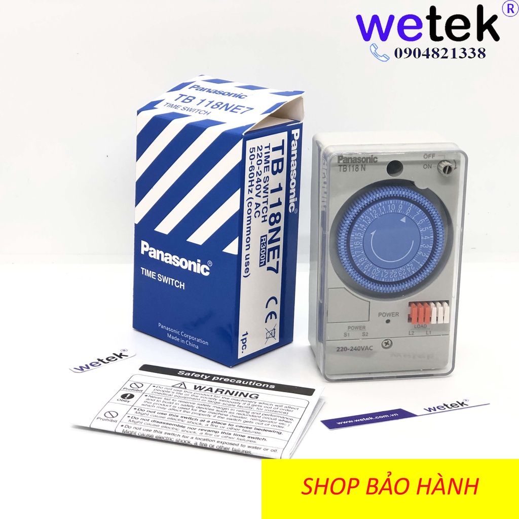 Công tắc hẹn giờ thời gian thực Panasonic TB118N / TB118 / TB118NE7 ...