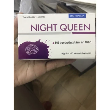 Viên uống thảo dược Night queen hộp 30 viên - hỗ trợ dưỡng tâm an thần , tạo giấc ngủ ngon
