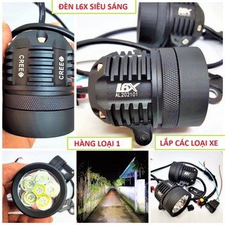 Đèn Trợ Sáng Xe Máy L6X BMI Siêu Sáng Siêu Gom Lắp Các Xe Hàng Cao Cấp Loại Tốt