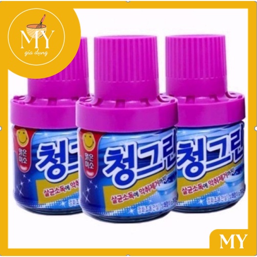 Chai Thả Bồn Cầu diệt khuẩn (Hàn Quốc )  Lọ thả bồn cầu thơm hương hoa