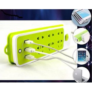 Ổ điện chống giật kèm cổng usb dây dài 1m
