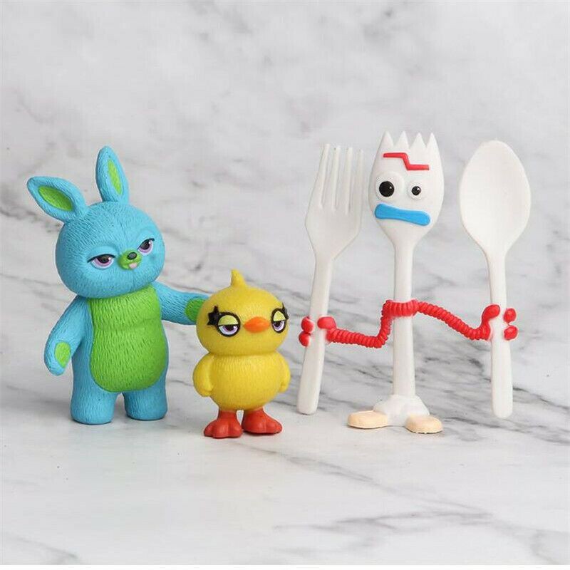 [Sẵn sàng] 4 Đồ chơi hộp bánh Topper hình hành động Woody Lightyear Rex Alien 7 CÁI