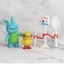 4 Đồ chơi hộp bánh Topper hình hành động Woody Lightyear Rex Alien 7 CÁI