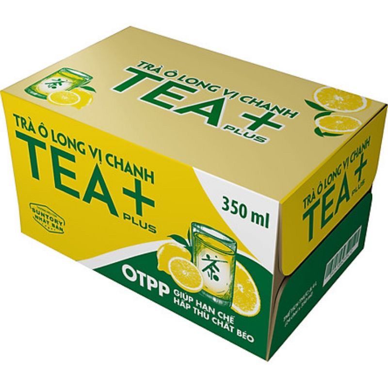 THÙNG TRÀ OLONG TEA PLUS 455ML x 24CHAI | Shopee Việt Nam
