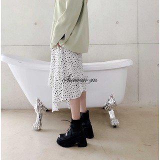 [Độc quyền] Boot da đế chunky “MỘT MÌNH MỘT KIỂU” Kawaii Viet Nam - Peerless high heels Boots (100% ảnh khách mang)