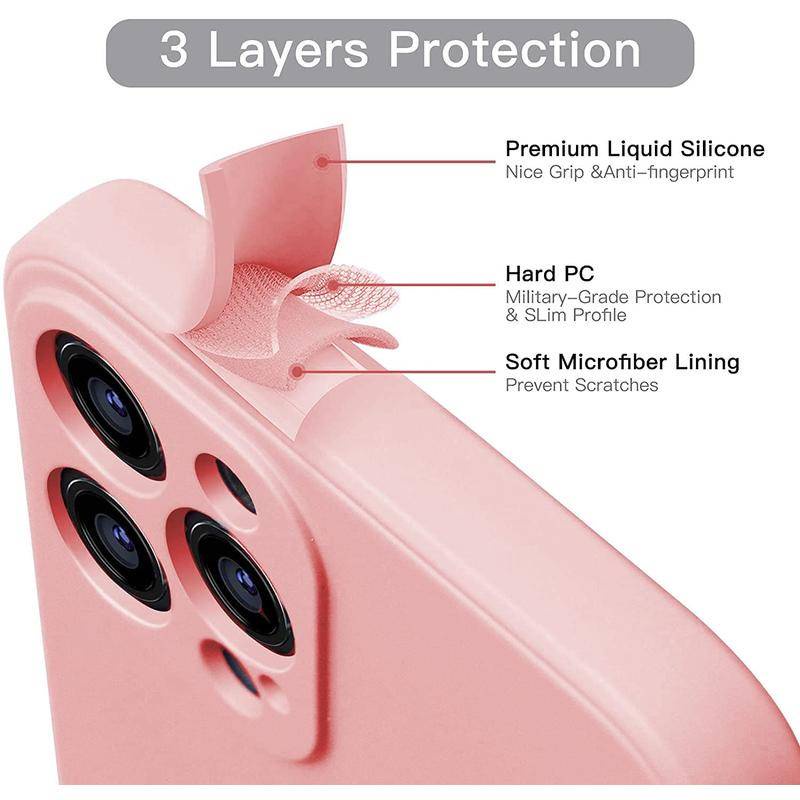 Mỏng Mềm Kẹo Bao Ốp Lưng Điện Thoại iPhone 12 13 Pro Max Mini iPhone12 iPhone13 Sang Trọng Nguyên Bản Vuông Lỏng Silicon