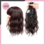 Tóc giả kẹp che hói, che tóc bạc, làm dày tóc xoăn sóng nhẹ ngang vai Qiqishop