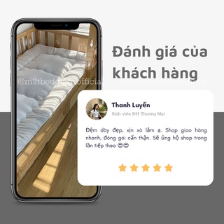 Nệm Topper Xuất Nhật Dày 7cm Gấp Gọn Đa Năng Đệm Chính Hãng M2T BEDDING