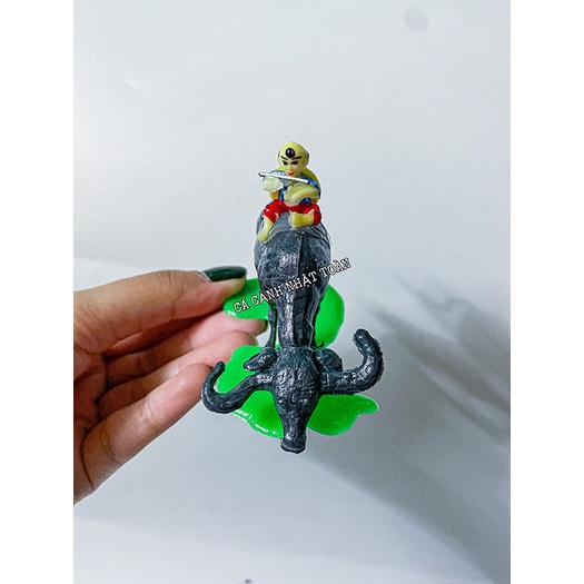 CHÚ TIỂU CỞI TRÂU BẰNG NHỰA TRANG TRÍ BỂ CÁ NON BỘ 6CM