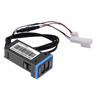 For  QC3.0 Dual USB Power Socket Quick Charge Car Charger USB Adapter