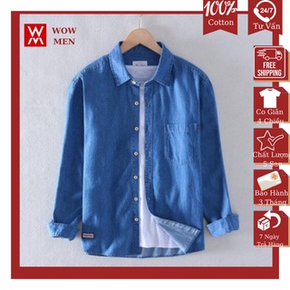 Áo Sơmi Jean Tay Dài Nam Giá Tốt Tháng 3, 2023 | Mua Ngay | Shopee Việt Nam