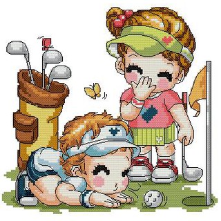 Mẫu thêu chữ thập  MS 17111