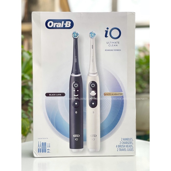 Bộ Đôi Bàn Chải Điện OralB iO ( IO 6) Ultimate Clean Rechargeable