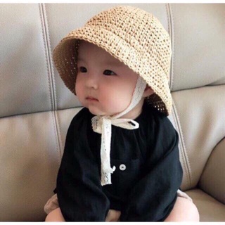 ( CHO MẸ VÀ BÉ ) NÓN / MŨ NÀNG THƠ KÈM DÂY REN CỘT XINH XẮN CHO BẠN GÁI