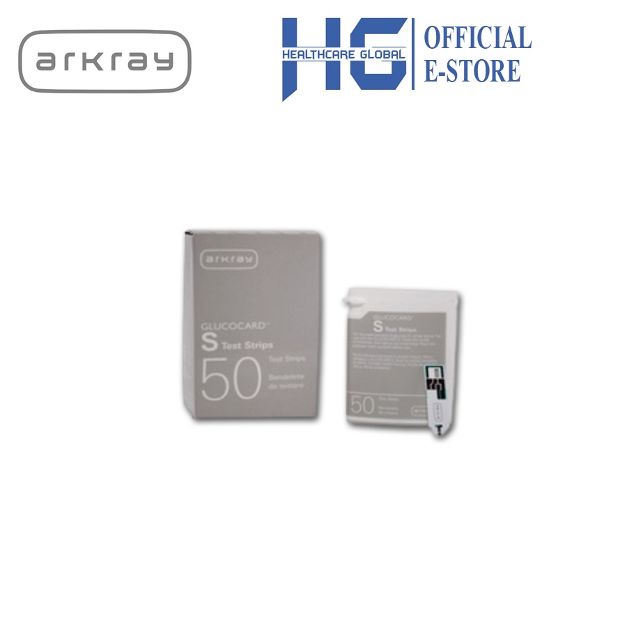 Ảnh Hộp 50 Que Thử Đường Huyết ARKRAY | Dùng Cho Máy Arkray Glucocard S 4