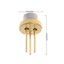 Diode laser hồng ngoại 808nm 500mw LD to18 5.6mm
