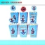 Hộp đựng bắp + tem cắm mẫu bé trai SET 6 cái