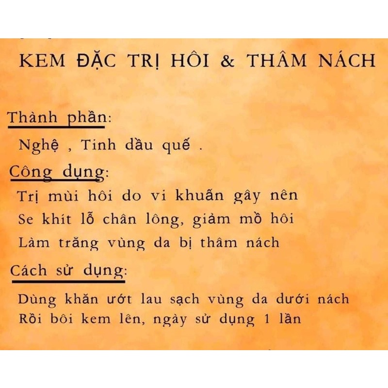 Combo 3 hộp kem khử hôi nách - thâm nách Cô Bơ trắng sáng vùng nách hết mùi hôi hủ 8gr