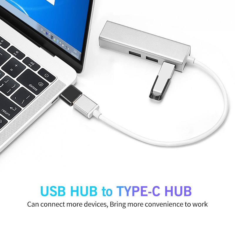 Ảnh Đầu Chuyển Đổi OTG Fonken Sang Type C/Micro USB Cho Tablet / Laptop / Điện Thoại Android / Notebook 2