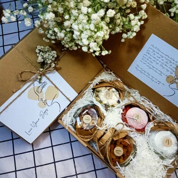 Set trà thảo mộc Love Youreyes tốt cho mắt, ngủ ngon, giảm stress (trà hoa cúc, táo đỏ, kỷ tử, long nhãn, đường phèn)