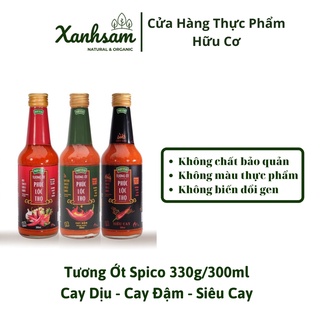 Tương Ớt Phúc Lộc Thọ Cay Dịu/ Cay Đậm/ Siêu Cay Spico 330ml - XanhSam