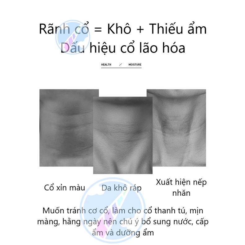 Mặt Nạ Cổ Nội Địa Trung Dưỡng Ẩm, Cải Thiện Tình Trạng Lão Hoá Nếp Nhăn