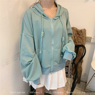 [Có sẵn] Áo khoác form rộng chà bá- Oversized Jacket 3 màu Kawaii (Ảnh thật tớ tự chụp)