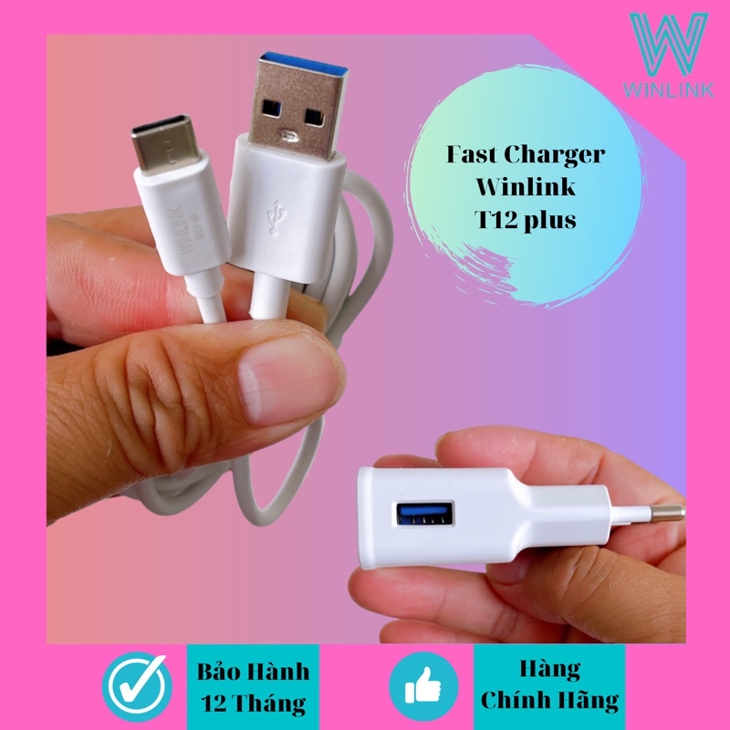 Bộ sạc nhanh winlink - T12 plus ( sạc nhanh full dòng Android) | Shopee ...