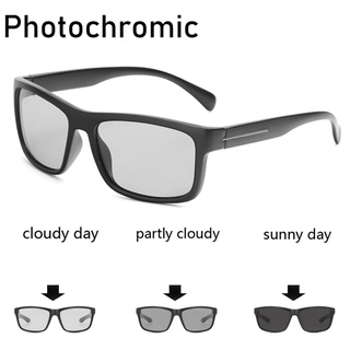 Kính râm nam phân cực Photochromic Nam lái xe ngoài trời Kính râm ống kính chuyển đổi