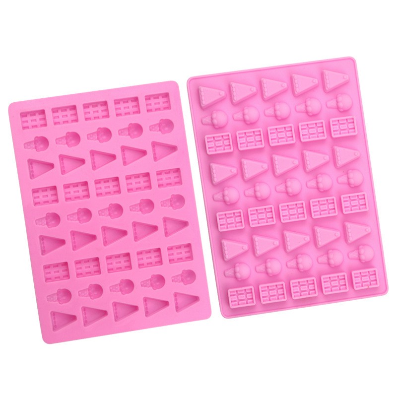 Khuôn silicone mềm tạo hình làm bánh/chocolate/đá viên mini tiện lợi