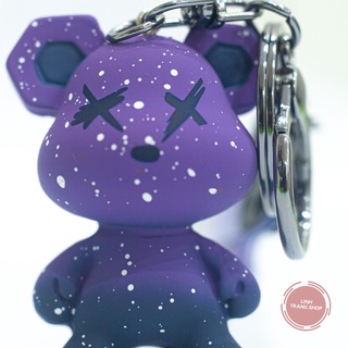 Móc Chìa Khoá Hình Gấu Màu Sắc Cá Tính, Móc Khoá Keychain Hình Gấu Dễ Thương