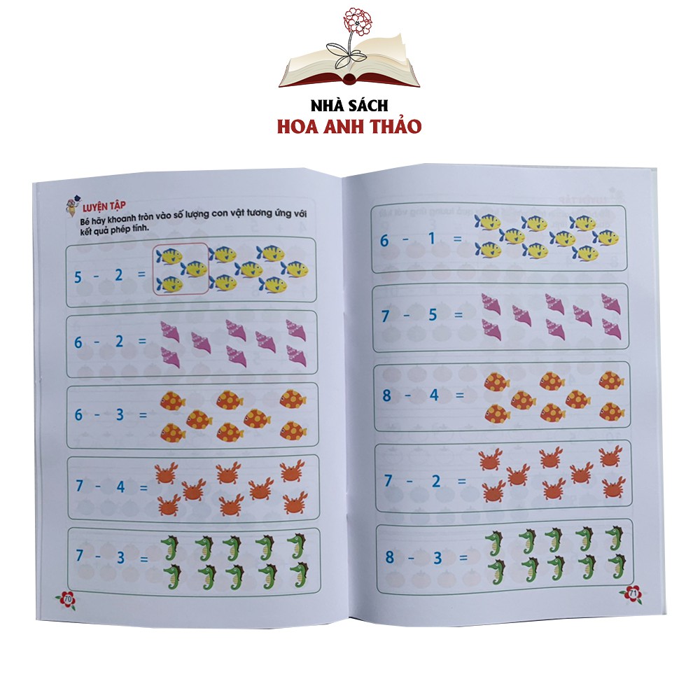 Ảnh Sách Bé học toán hành trang cho bé tự tin vào lớp 1 2