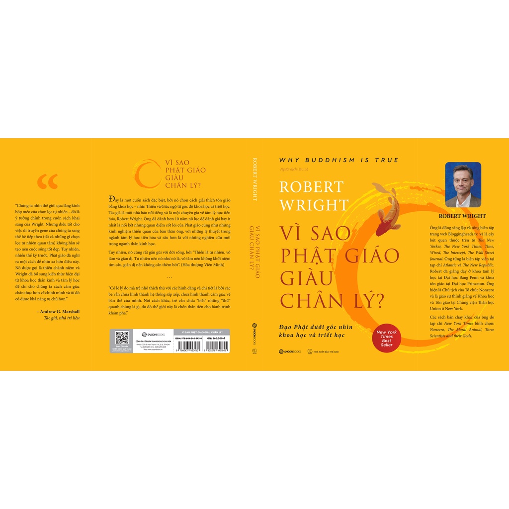 SÁCH - Vì sao Phật giáo giàu chân lý - Tác giả Robert Wright